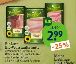 tegut Biolust bio-wurstaufschnitt Angebot