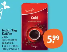 tegut Jeden tag kaffee gold Angebot