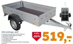 Globus Baumarkt Pkw-anhänger eu2 Angebot