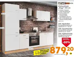 Globus Baumarkt Menke möbelwerke küchenblock biggi Angebot