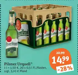 tegut Pilsner urquell Angebot