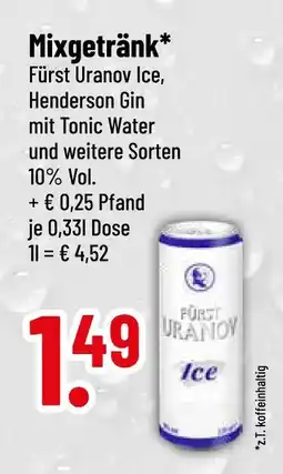 trinkgut Fürst uranov ice Angebot