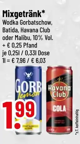 trinkgut Wodka gorbatschow mixgetränk lemon Angebot