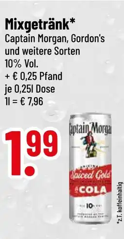 trinkgut Captain morgan mixed gold cola Angebot