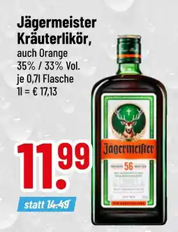 trinkgut Jägermeister kräuterlikör Angebot
