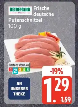 Edeka Heidemark frische deutsche putenschnitzel Angebot