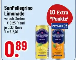 trinkgut Sanpellegrino limonade limonata Angebot
