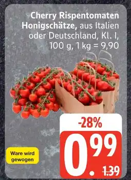 Edeka Cherry rispentomaten honigschätze Angebot
