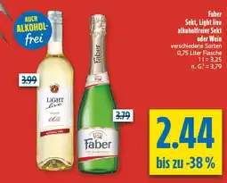diska Faber light live alkoholfreier sekt Angebot