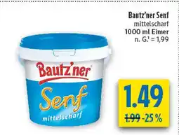 diska Bautz'ner senf mittelscharf Angebot