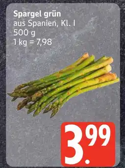 Edeka Spargel grün Angebot