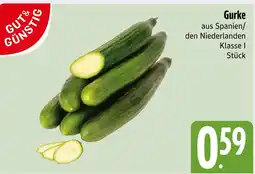 Edeka Gut & günstig gurke Angebot