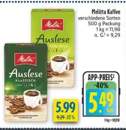 diska Melitta auslese klassisch Angebot