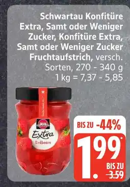 Edeka Schwartau konfitüre extra erdbeere Angebot