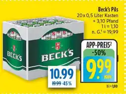 diska Beck's pils Angebot