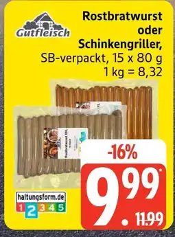 Edeka Gutfleisch rostbratwurst Angebot