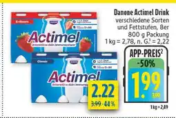 diska Danone actimel erdbeere Angebot