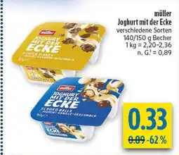 diska Müller joghurt mit der ecke schoko balls joghurt banane-geschmack Angebot