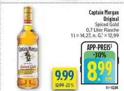 diska Captain morgan original spiced gold Angebot