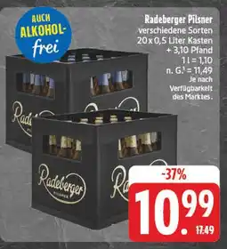 E-Center Radeberger pilsner Angebot
