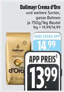 Edeka Dallmayr crema d'oro Angebot