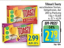 diska Tillman's toasty schweinefleisch Angebot
