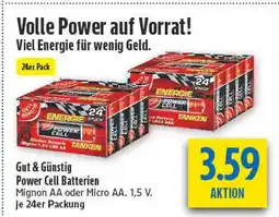 diska Gut & günstig power cell batterien mignon aa Angebot