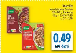 diska Knorr chili con carne Angebot
