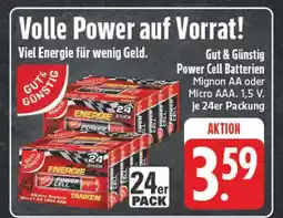 E-Center Gut & günstig power cell batterien mignon aa Angebot
