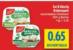 diska Gut & günstig kräuterquark 10% Angebot