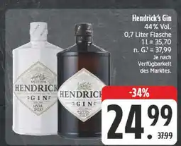 E-Center Hendrick's gin Angebot