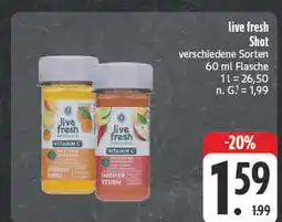 E-Center Live fresh shot kurkuma power Angebot