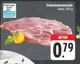 E-Center Schweinekammsteaks natur Angebot