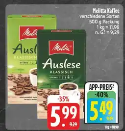 E-Center Melitta auslese klassisch Angebot