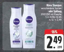 E-Center Nivea classic care shampoo Angebot