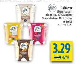 diska Glade duftkerze vanilla Angebot