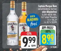 E-Center Captain morgan white rum Angebot