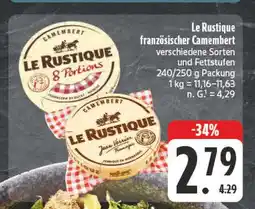 E-Center Le rustique camembert 8 portions Angebot