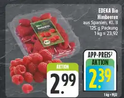 E-Center Edeka bio himbeeren Angebot