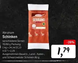 KONSUM Abraham schinken Angebot