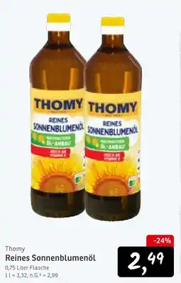 KONSUM Thomy reines sonnenblumenöl Angebot