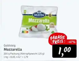 KONSUM Goldsteig mozzarella Angebot