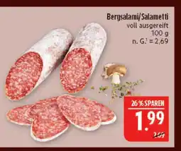 Marktkauf Bergsalami Angebot