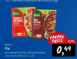 KONSUM Knorr fix Angebot