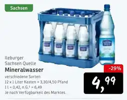 KONSUM Ileburger sachsen quelle mineralwasser Angebot