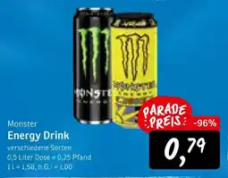 KONSUM Monster energy drink Angebot