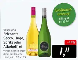KONSUM Vescovino frizzante secco Angebot
