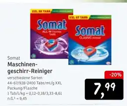 KONSUM Somat maschinengeschirr-reiniger all in 1 Angebot