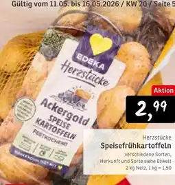 KONSUM Edeka herzstücke speisekartoffeln Angebot