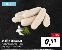 KONSUM Weißwürstchen Angebot